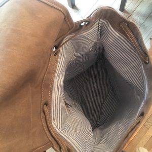 Backpack vintage recycled fabric